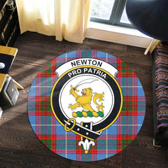 Newton Tartan Crest Round Rug