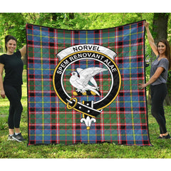 Norvel Tartan Crest Quilt