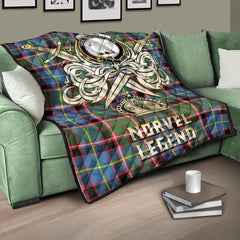 Norvel Tartan Crest Legend Gold Royal Premium Quilt