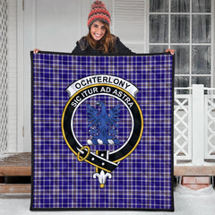 Ochterlony Tartan Crest Quilt