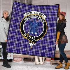 Ochterlony Tartan Crest Quilt