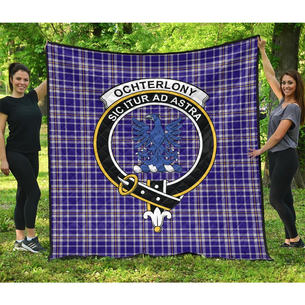 Ochterlony Tartan Crest Quilt