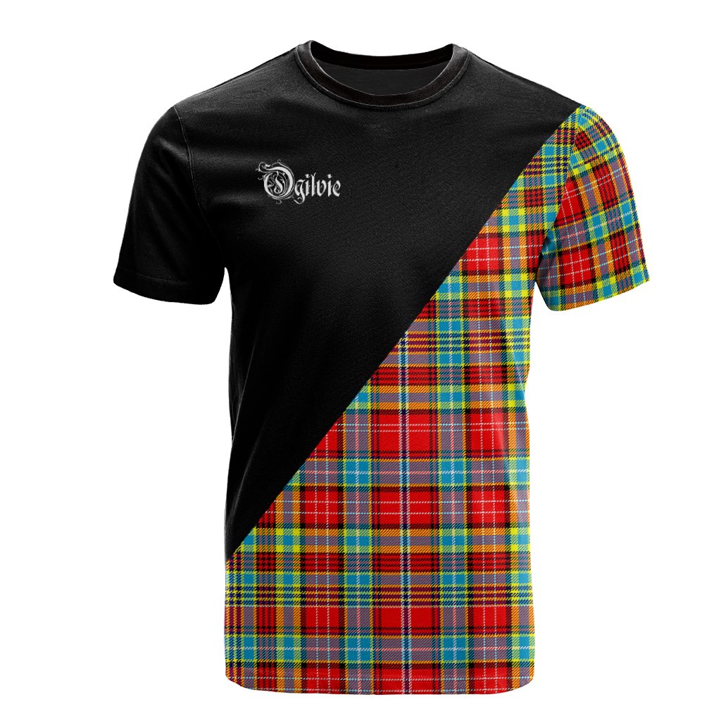 Ogilvie Tartan - Military T-Shirt