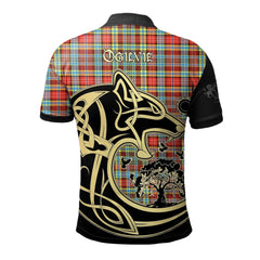 Ogilvie Tartan Polo Shirt Viking Wolf