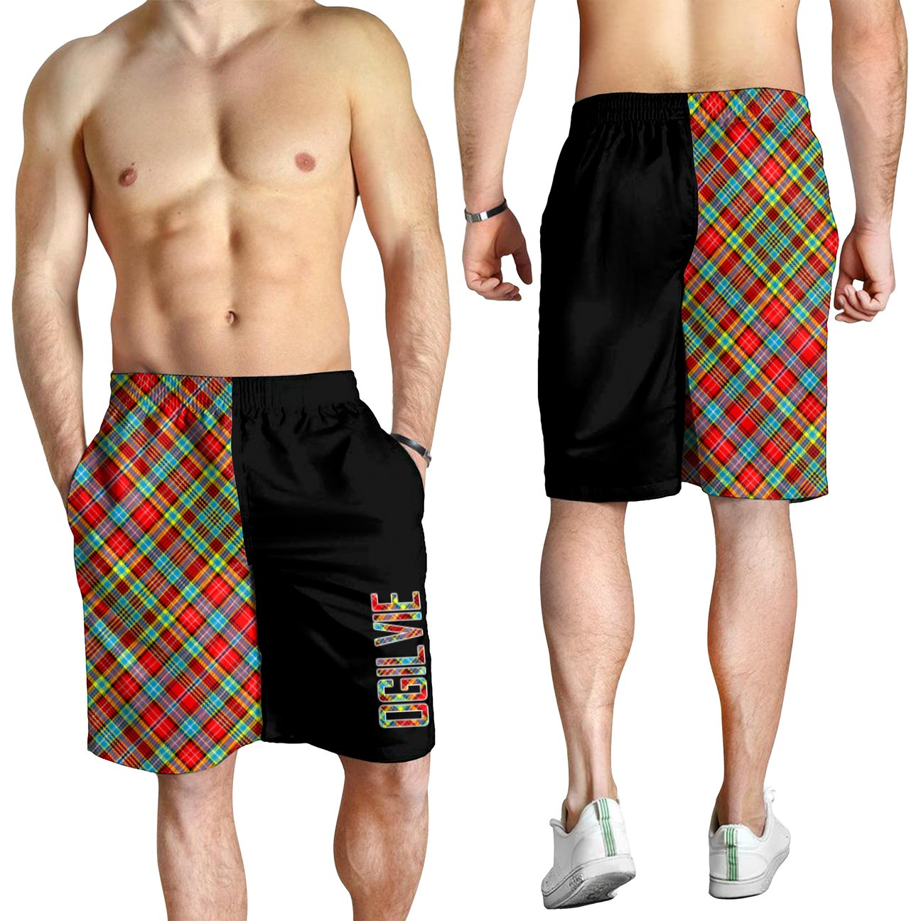 Ogilvie Tartan Crest Men's Short - Cross Style