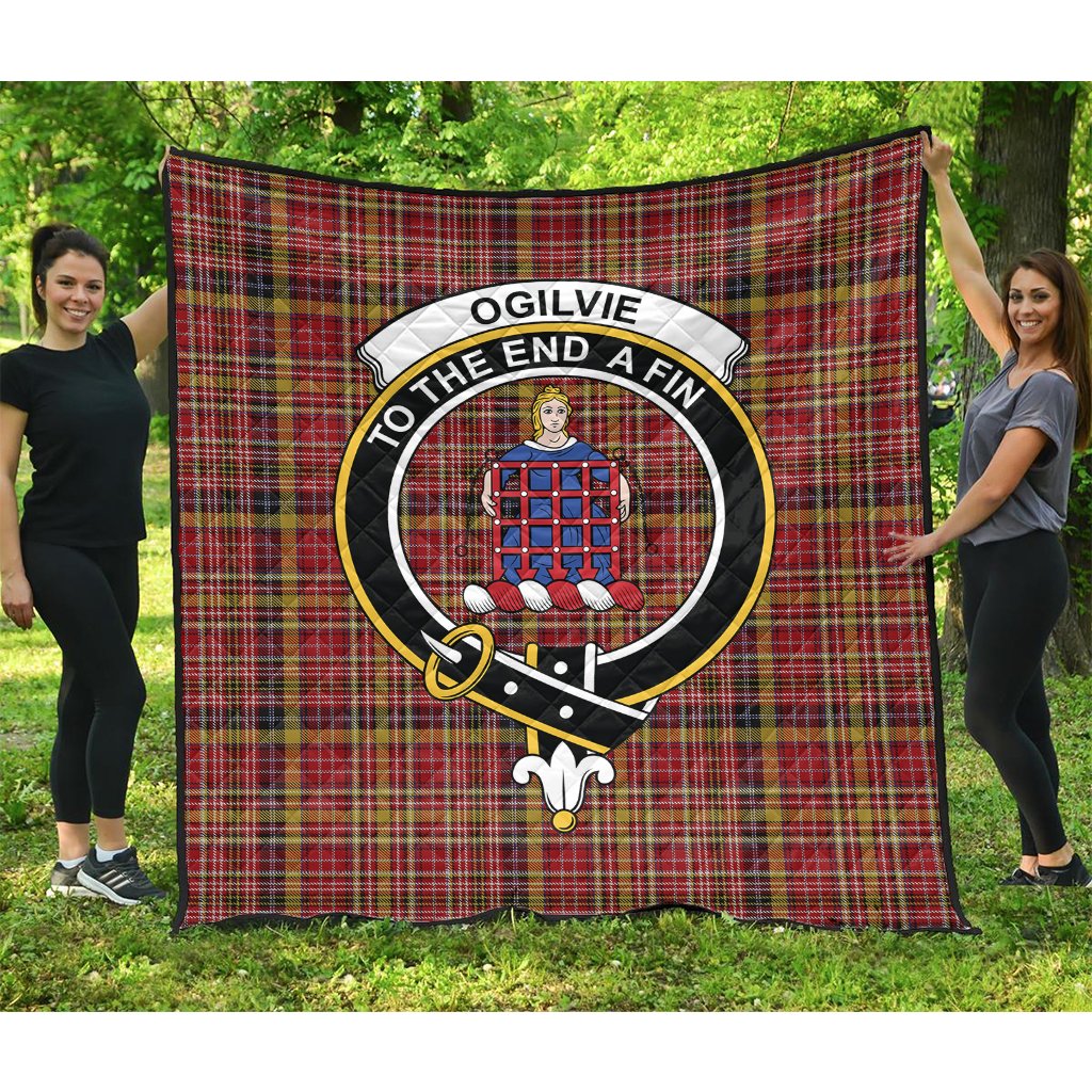 Ogilvie (Ogilvy) of Strathallan Tartan Quilt