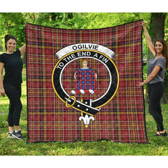 Ogilvie (Ogilvy) of Strathallan Tartan Quilt