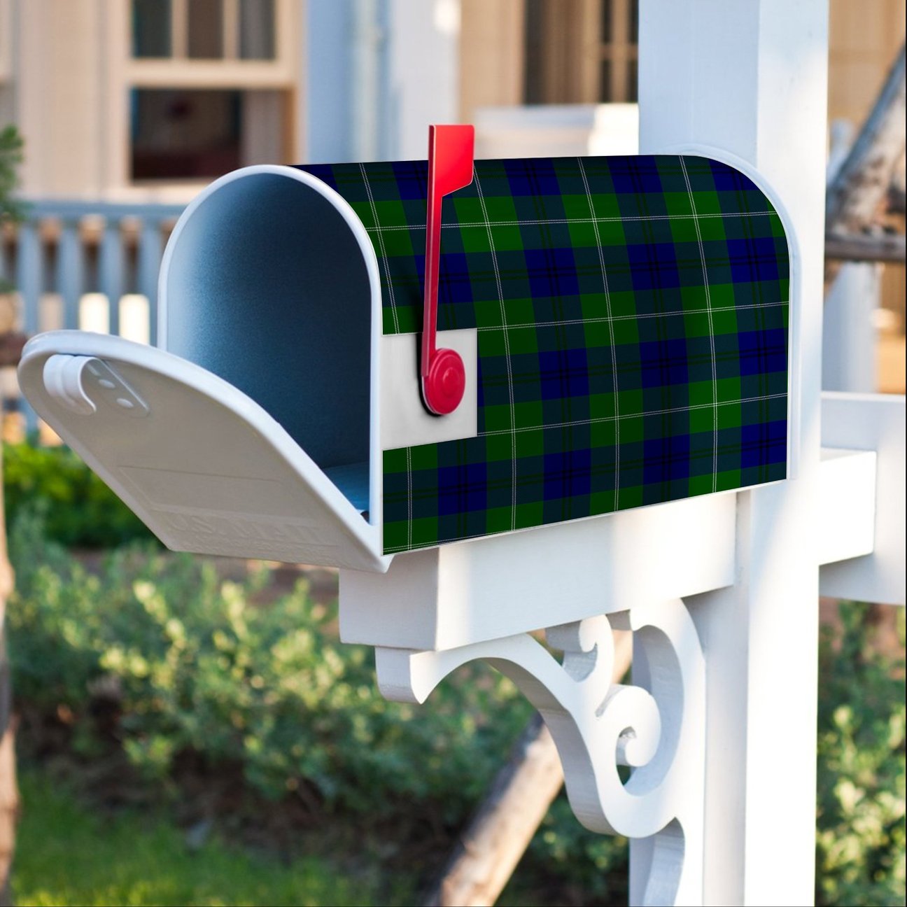 Oliphant Modern Tartan Crest Mailbox
