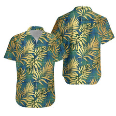 Oliphant Ancient Tartan Vintage Leaves Hawaiian Shirt