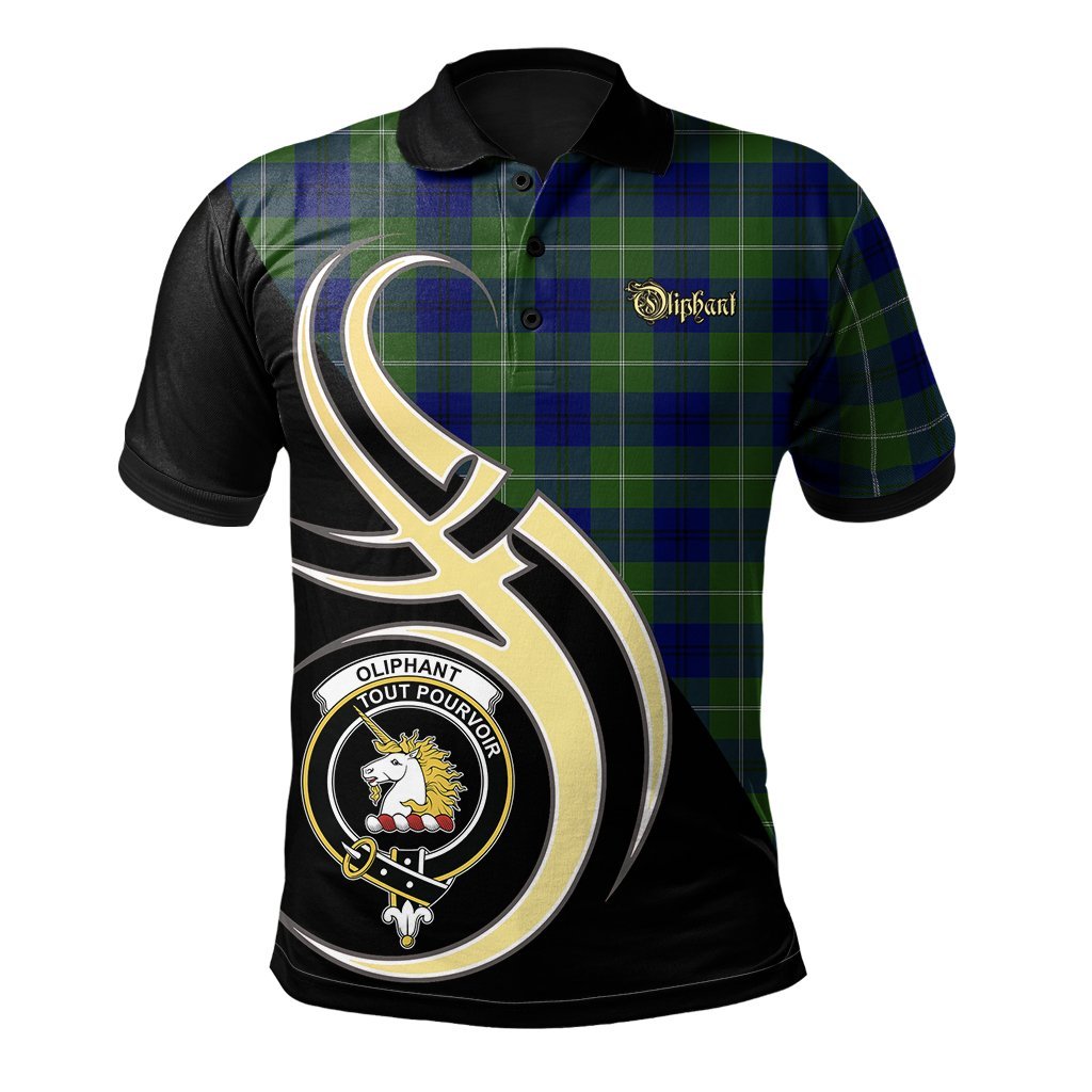 Oliphant Modern Tartan Polo Shirt - Believe In Me Style