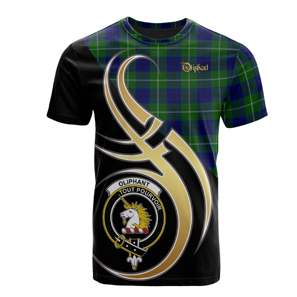 Oliphant Modern Tartan T-shirt - Believe In Me Style