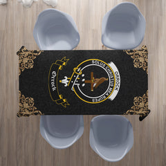 Orrock Crest Tablecloth - Black Style