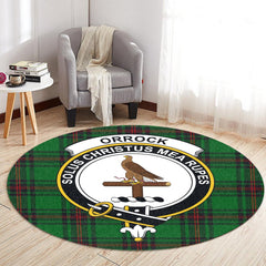 Orrock Tartan Crest Round Rug