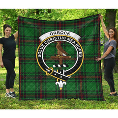 Orrock Tartan Crest Quilt