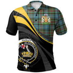 Paisley Tartan Polo Shirt - Royal Coat Of Arms Style