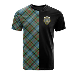 Paisley Tartan T-Shirt Half of Me - Cross Style