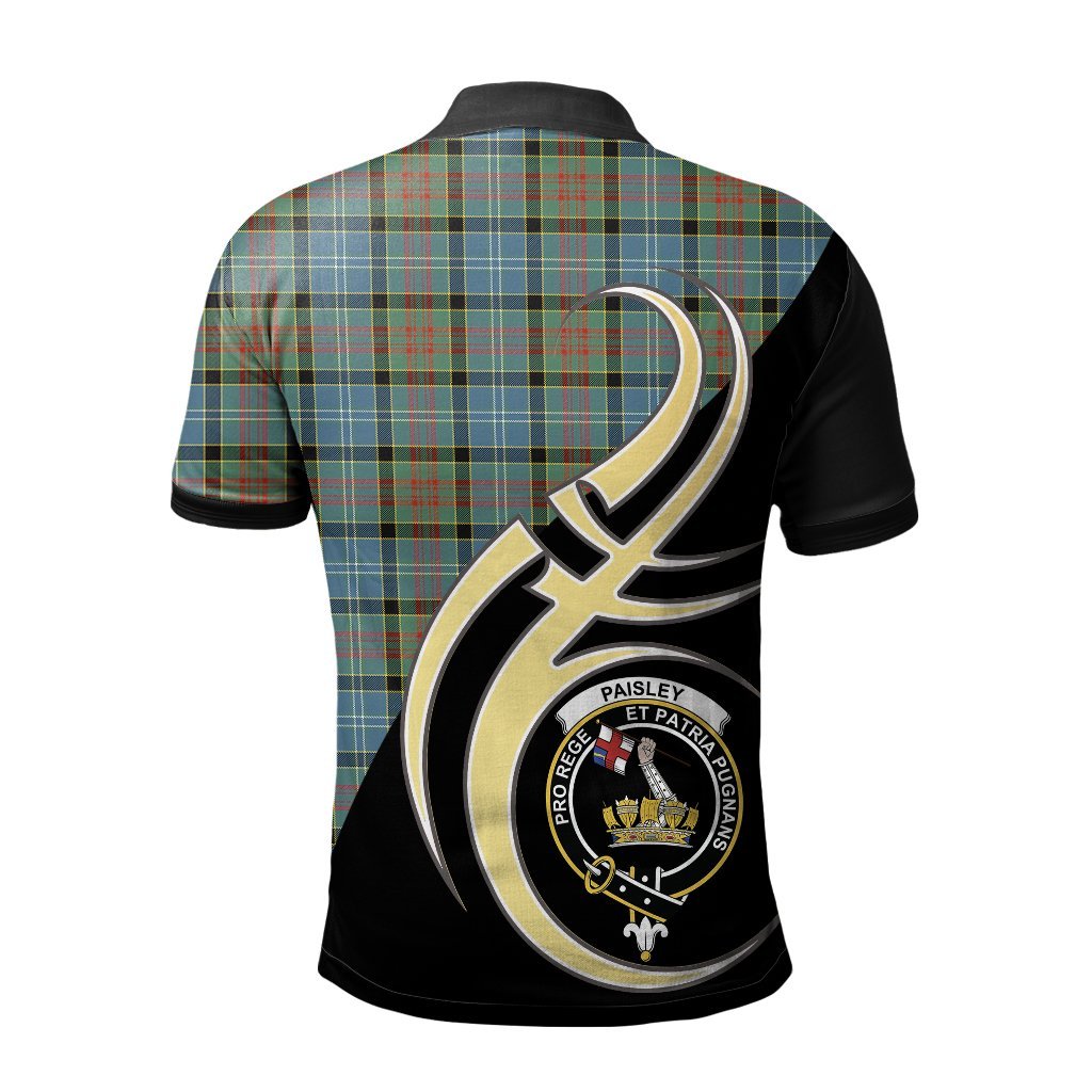 Paisley Tartan Polo Shirt - Believe In Me Style