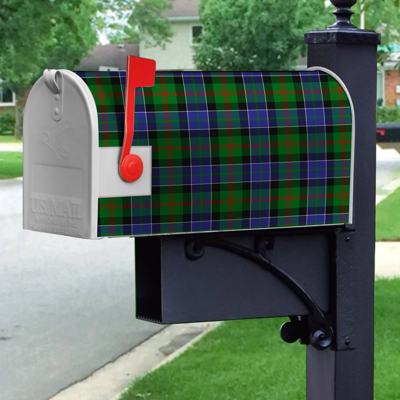 Paterson Tartan Crest Mailbox