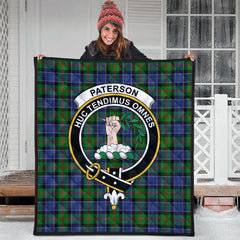 Paterson Tartan Crest Quilt
