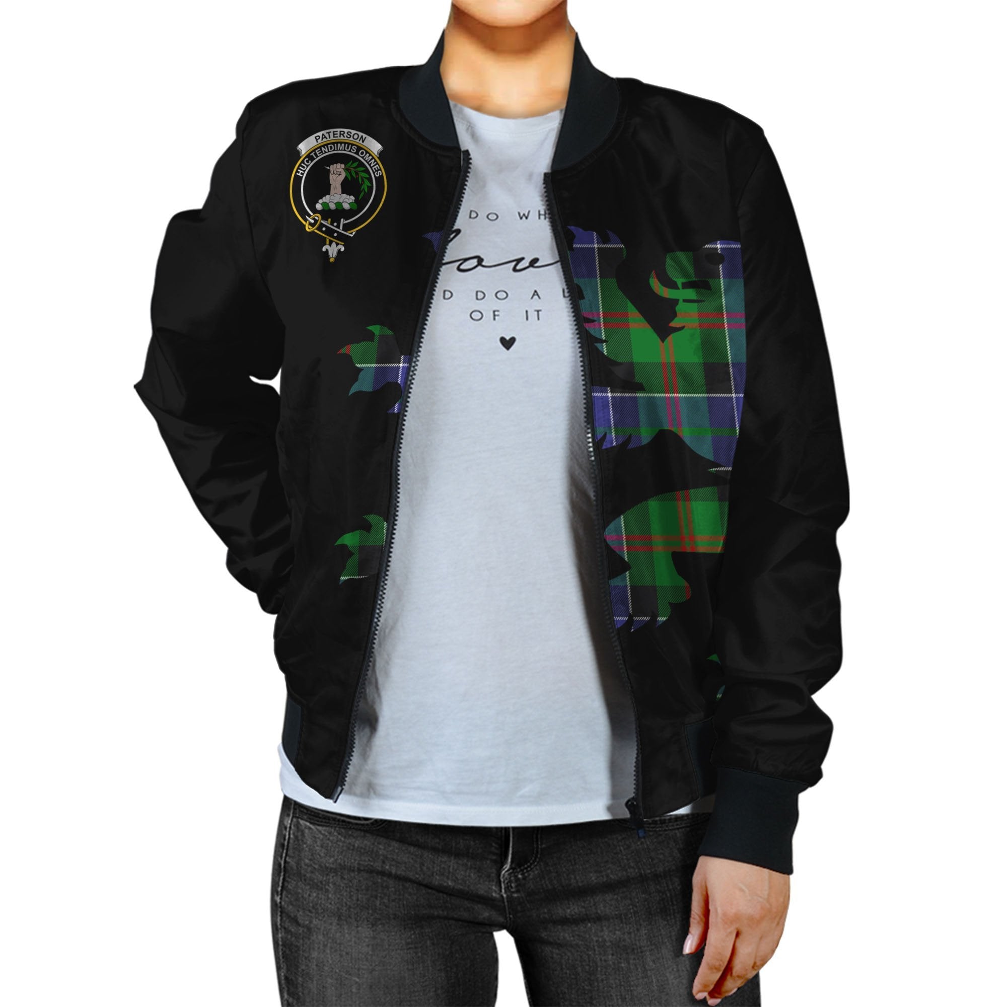 Paterson Tartan Bomber Jacket Lion & Thistle