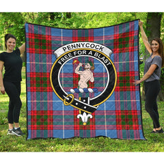 Pennycook Tartan Crest Quilt