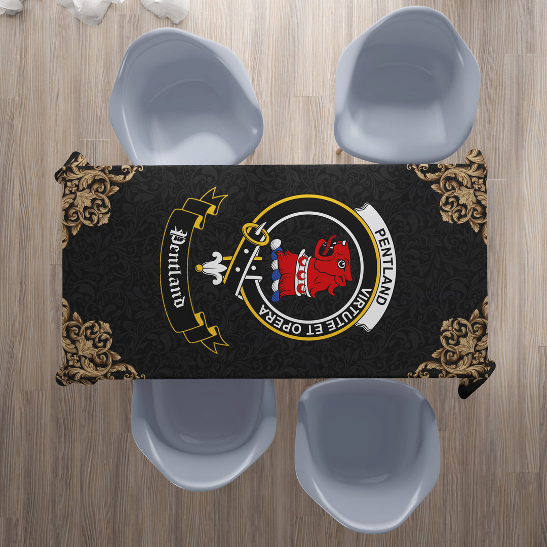 Pentland Crest Tablecloth - Black Style