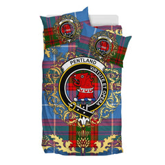 Pentland Tartan Crest Bedding Set - Golden Thistle Style