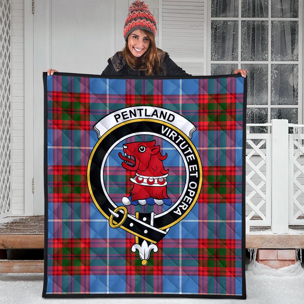 Pentland Tartan Crest Quilt