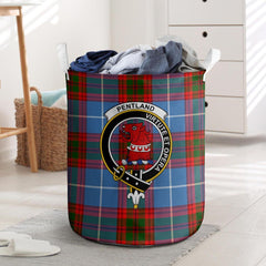 Pentland Tartan Crest Laundry Basket