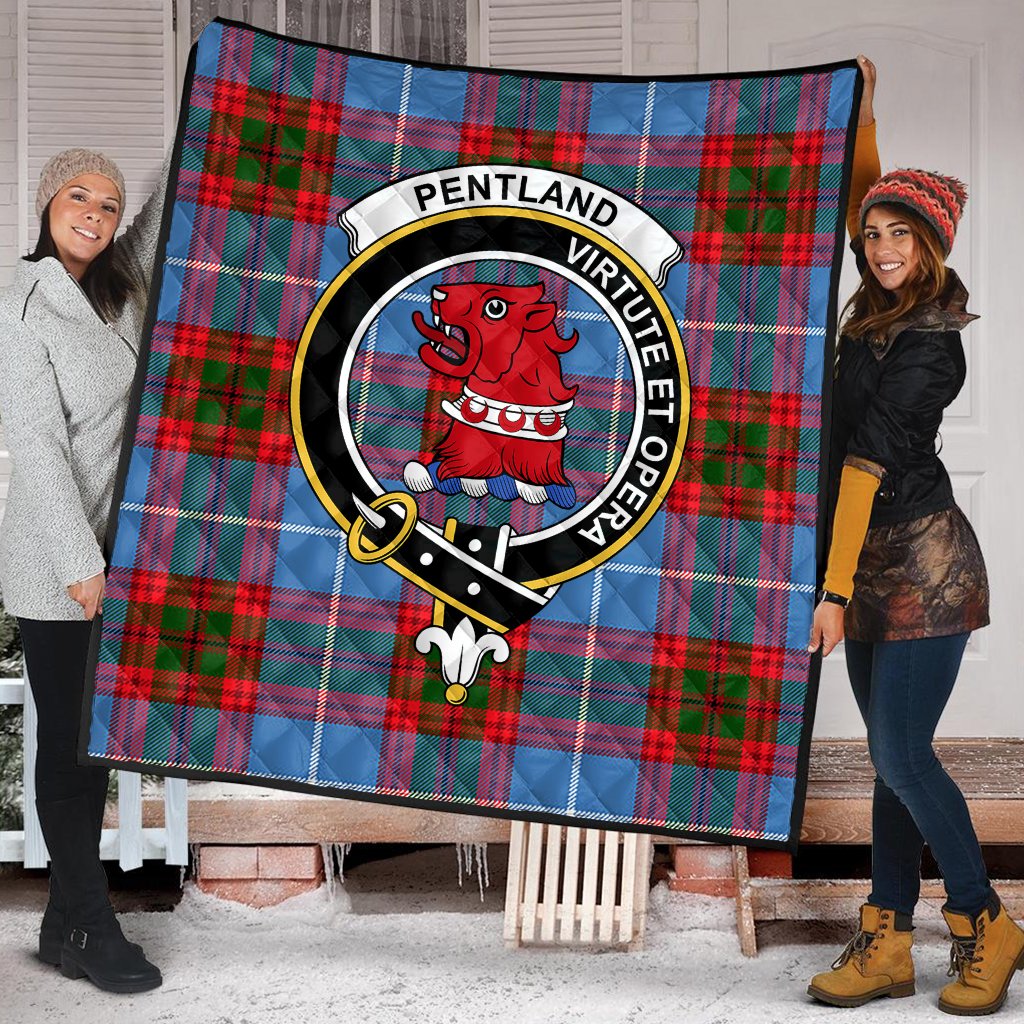 Pentland Tartan Crest Quilt