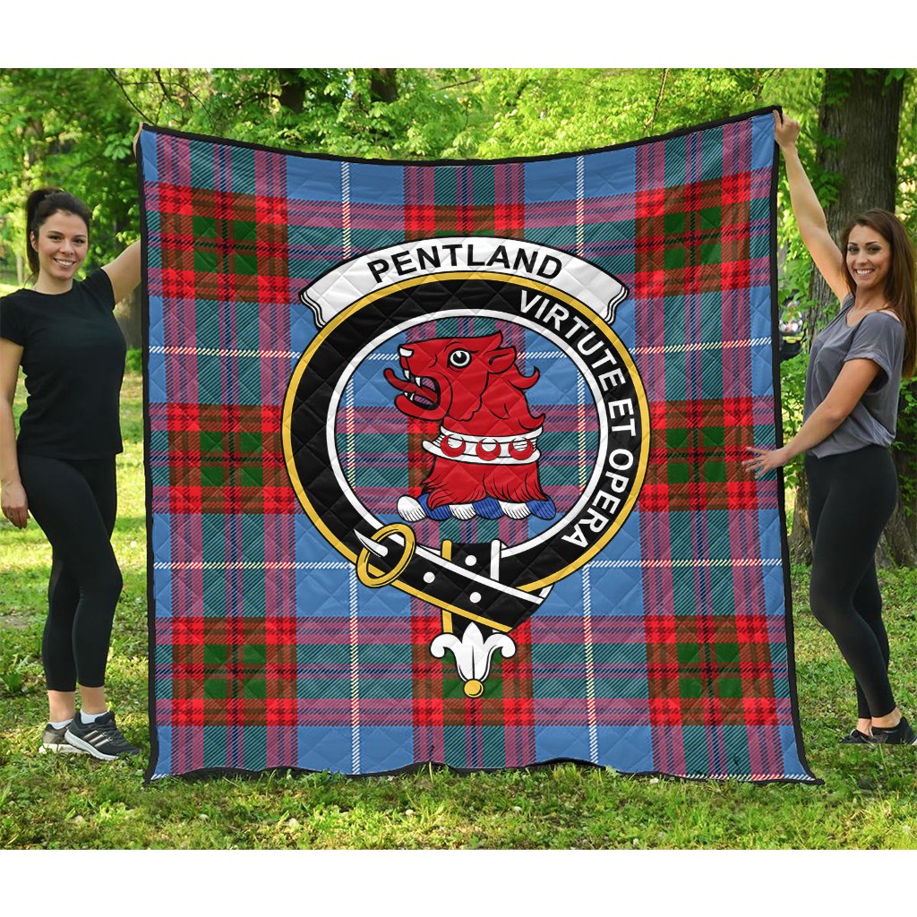 Pentland Tartan Crest Quilt