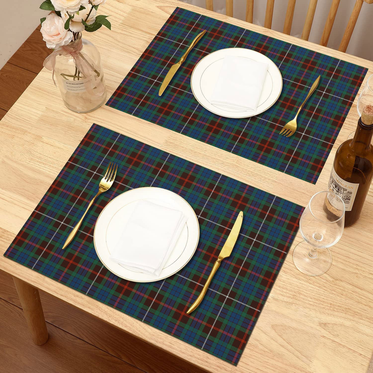 Fraser (of Lovat) Hunting Ancient Tartan Placemat