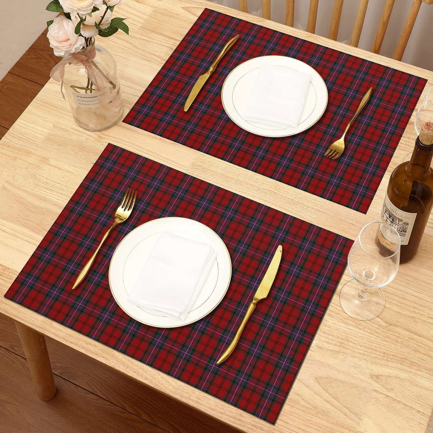 Kelly of Sleat Red Tartan Placemat