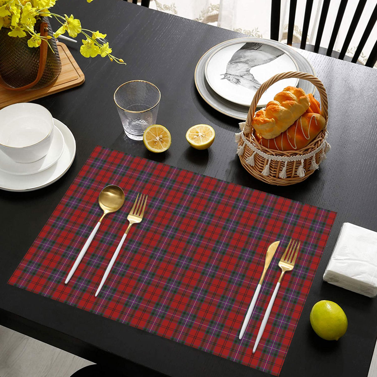 Kelly of Sleat Red Tartan Placemat