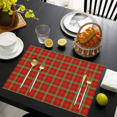 Morrison Red Modern Tartan Placemat