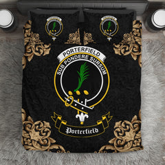 Porterfield Crest Black Bedding Set