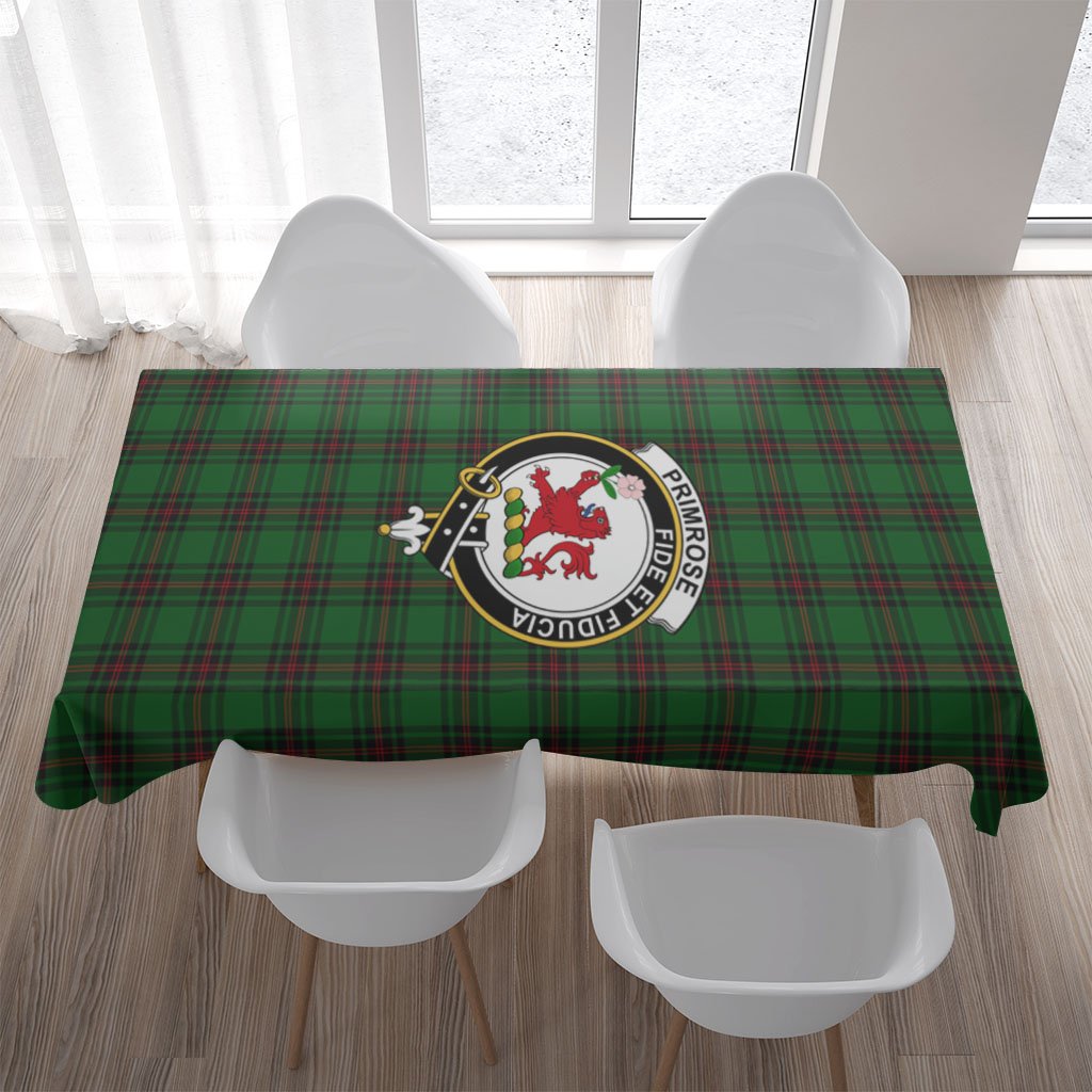 Primrose Tartan Crest Tablecloth