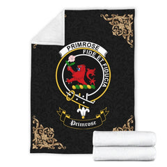 Primrose Crest Tartan Premium Blanket Black