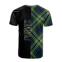 Purves Tartan T-Shirt Half of Me - Cross Style