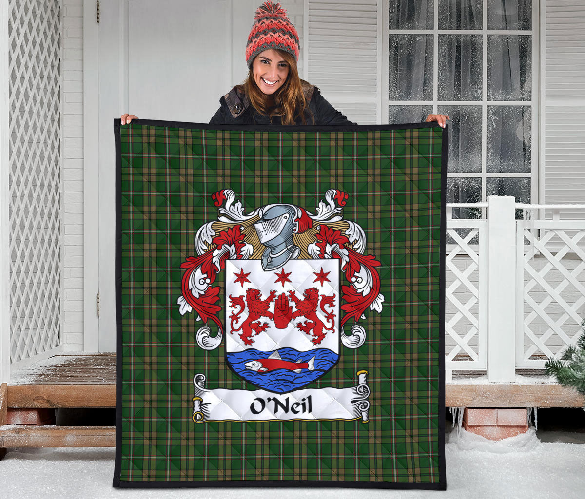 O'Neil Tartan Crest Quilt