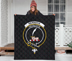 Renwick Family Tartan Crest Quilt