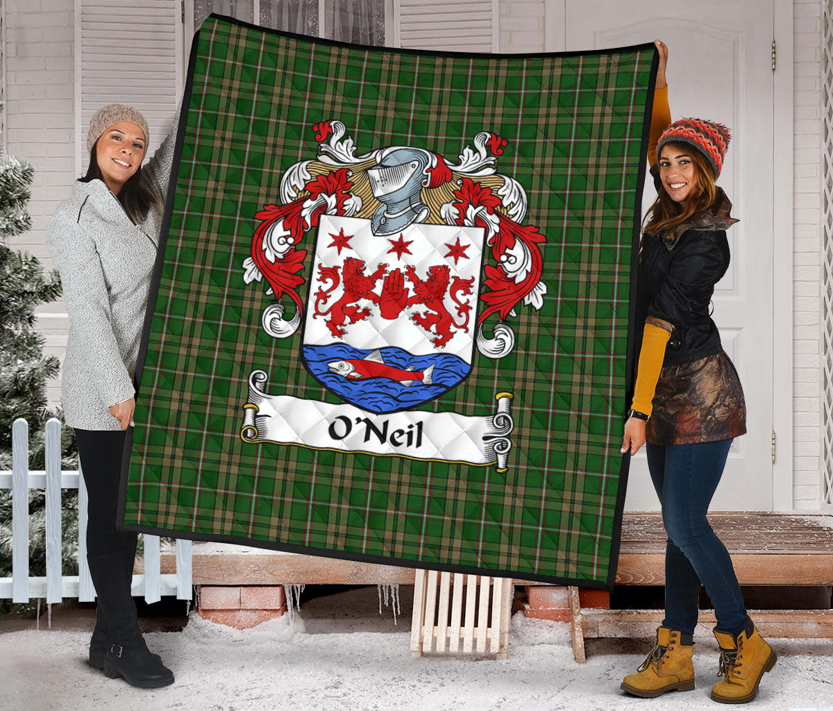 O'Neil Tartan Crest Quilt