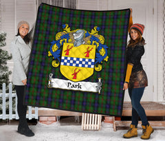 Park Family Tartan Crest Quilt