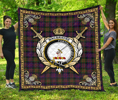 MacBrayne Tartan Crest Premium Quilt - Celtic Thistle Style