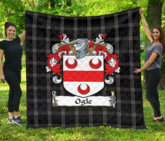 Ogle Family Tartan Crest Quilt