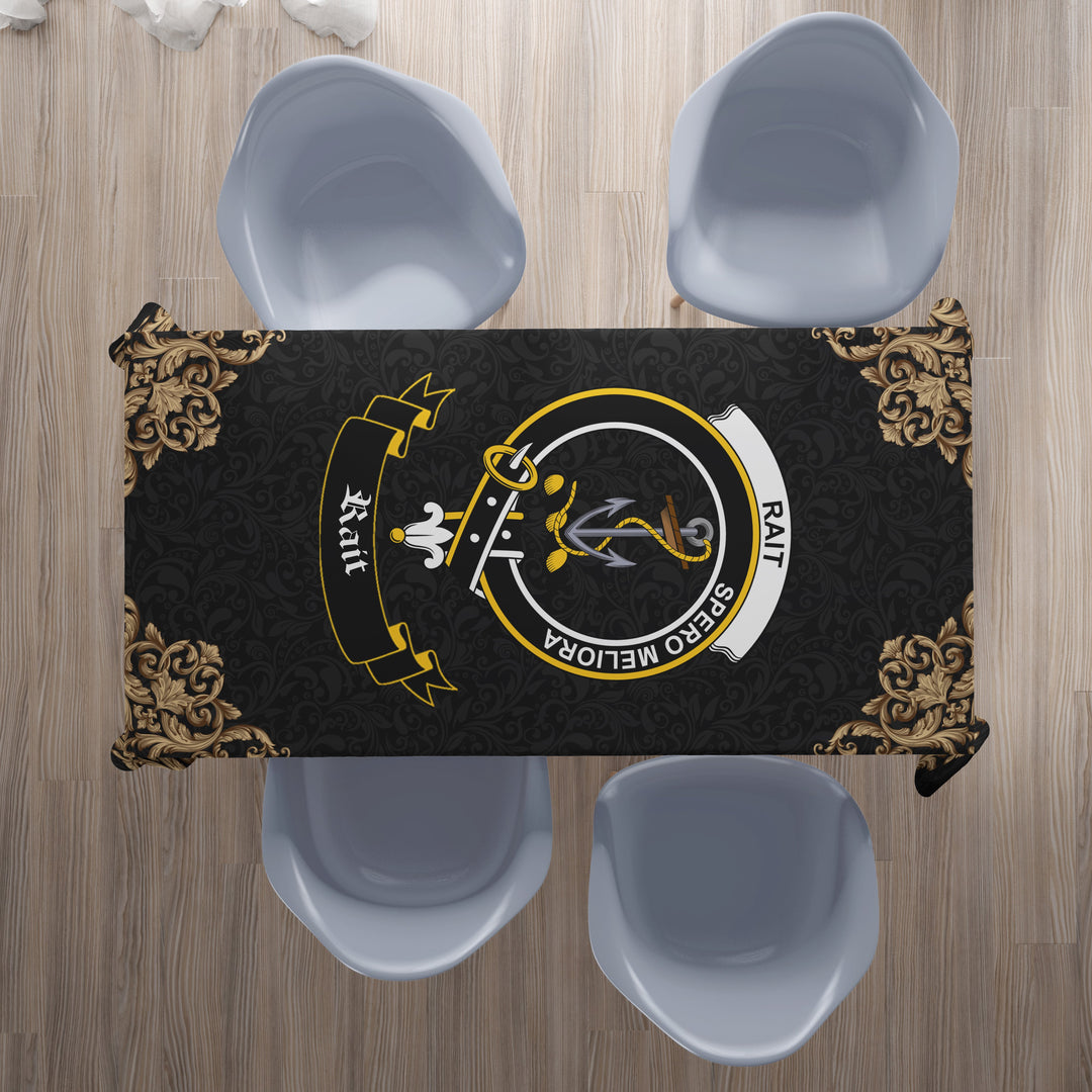 Rait Crest Tablecloth - Black Style