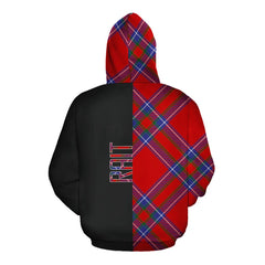 Rait Tartan Hoodie Half of Me - Cross Style