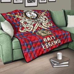 Rait Tartan Crest Legend Gold Royal Premium Quilt