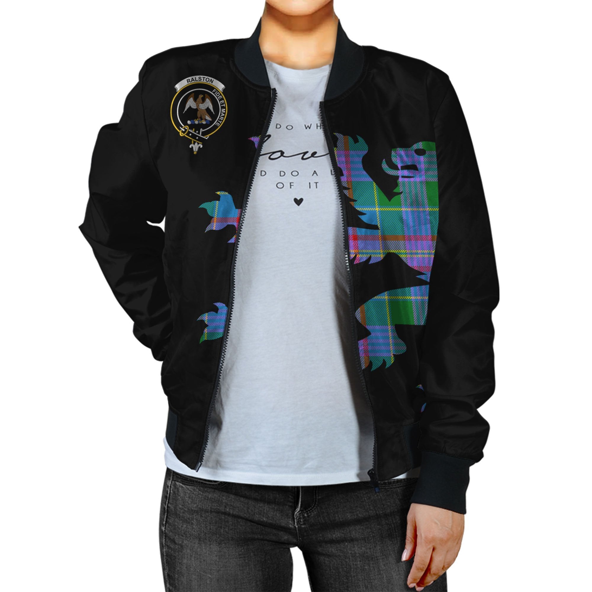 Ralston Tartan Bomber Jacket Lion & Thistle