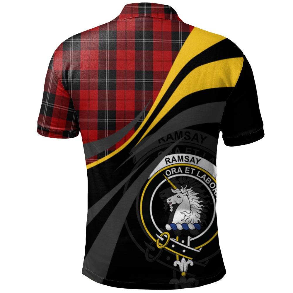 Ramsay Tartan Polo Shirt - Royal Coat Of Arms Style